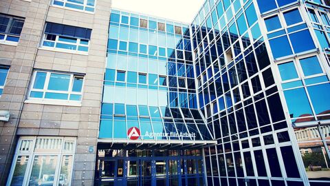 Eingangsbereich einer Agentur für Arbeit