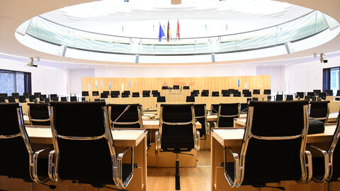 Plenarsaal des Hessischen Landtags