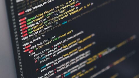 Quellcode Quellcode von einem Bildschirm abfotografiert